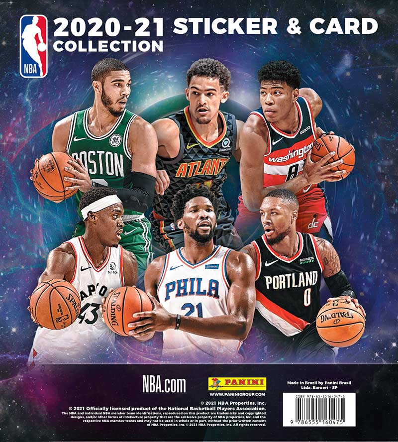 NBA e Panini lançam álbum de figurinhas oficial da temporada 2021-2022