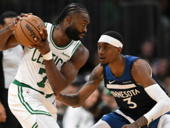 Celtics vencem Timberwolves com 29 pontos de Jaylen Brown