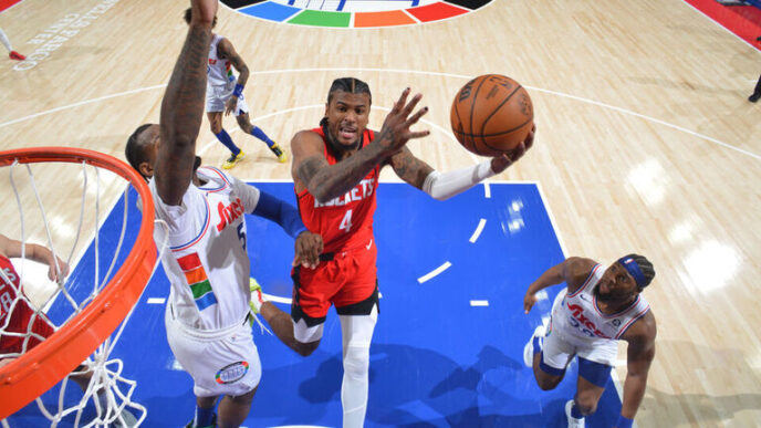 Jalen Green faz com 41 pontos na vitória dos Rockets sobre o 76ers