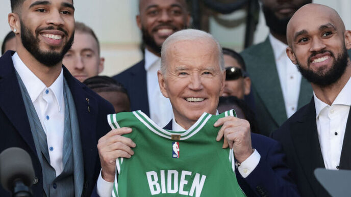 Boston Celtics: Biden recebe o campeão da NBA na Casa Branca