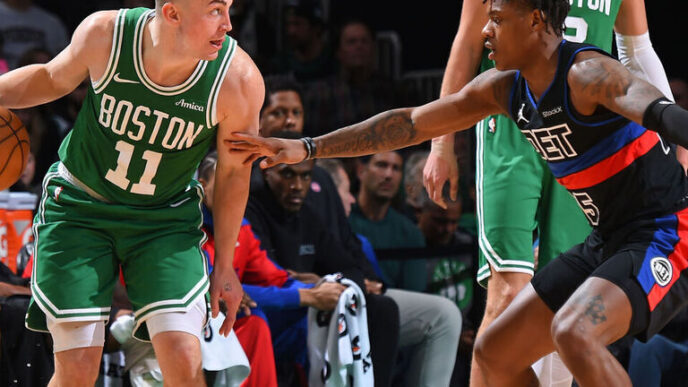 Celtics bate Pistons. Pritchard brilha com 27 pontos e 7 bolas de três