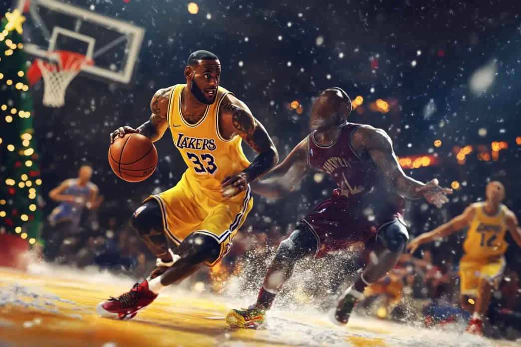 NBA recria icônica campanha de Natal: Jingle Hoops Regifted