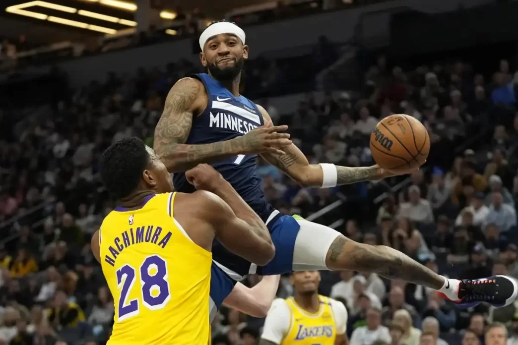 Timberwolves domina Lakers em casa e amplia série de vitórias