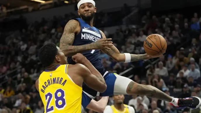 Timberwolves domina Lakers em casa e amplia série de vitórias