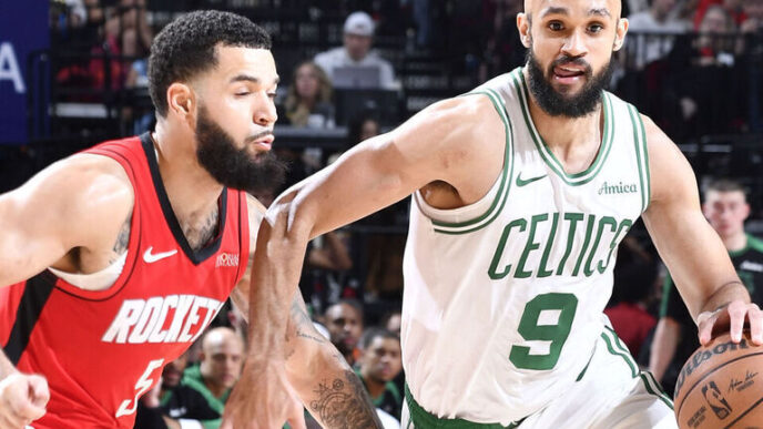 White, Tatum e Pritchard lideram Celtics em vitória sobre o Rockets