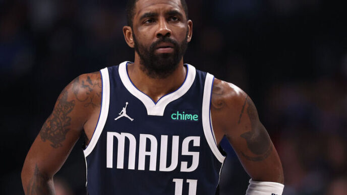 Kyrie Irving desfalca Mavericks por pelo menos duas semanas