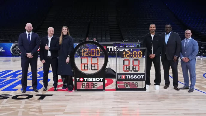 Tissot amplia parcerias globais de marketing com a NBA e WNBA