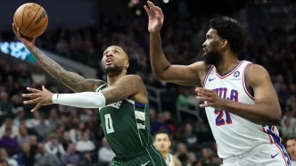 Lillard faz 43 pontos e Bucks batem 76ers sem Antetokounmpo